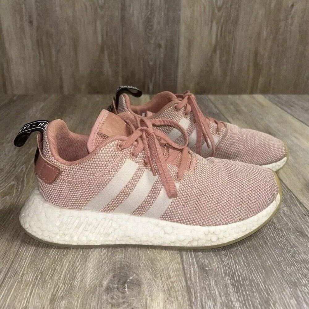 Adidas NMD R2 Ash Pink Women’s US Size 6.5 Boost Mid Athletic Sneaker Shoes